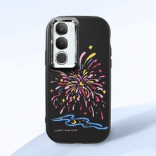 Ucuc Vivo Y19S 4G/Y19S Pro Uyumlu Darbe Emici Kamera Korumalı Siyah Silikon Kılıf