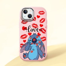 Ucuc iPhone 13/14 Uyumlu Darbe Emici Kamera Korumalı Pembe Silikon Kılıf