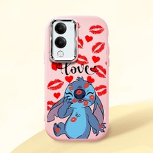 Ucuc Vivo Y04/Y04S Uyumlu Darbe Emici Kamera Korumalı Pembe Silikon Kılıf