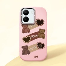 Ucuc Vivo Y36 4g/5g Uyumlu Darbe Emici Kamera Korumalı Pembe Silikon Kılıf