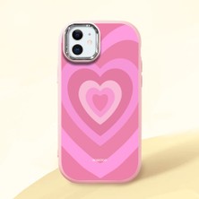 Ucuc iPhone 12 Mini Uyumlu Darbe Emici Kamera Korumalı Pembe Silikon Kılıf