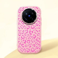 Ucuc Vivo X200 Pro Uyumlu Darbe Emici Kamera Korumalı Pembe Silikon Kılıf