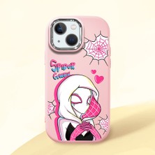 Ucuc iPhone 13 Mini Uyumlu Darbe Emici Kamera Korumalı Pembe Silikon Kılıf