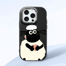 Ucuc iPhone 16 Pro Uyumlu Darbe Emici Kamera Korumalı Siyah Silikon Kılıf