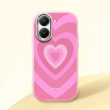 Ucuc Poco X7 Pro Uyumlu Darbe Emici Kamera Korumalı Pembe Silikon Kılıf