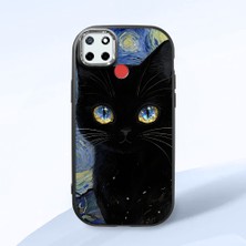 Ucuc Realme C25/C25S Uyumlu Darbe Emici Kamera Korumalı Siyah Silikon Kılıf