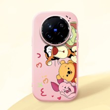 Ucuc Vivo X200 Pro Uyumlu Darbe Emici Kamera Korumalı Pembe Silikon Kılıf
