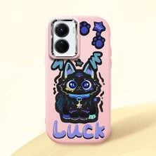 Ucuc Vivo Y16/Y02S Uyumlu Darbe Emici Kamera Korumalı Pembe Silikon Kılıf