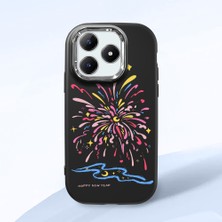 Ucuc Realme C63 4G/C61 Uyumlu Darbe Emici Kamera Korumalı Siyah Silikon Kılıf