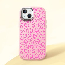 Ucuc iPhone 14 Plus/15 Plus Uyumlu Darbe Emici Kamera Korumalı Pembe Silikon Kılıf