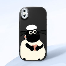 Ucuc iPhone X/xs Uyumlu Darbe Emici Kamera Korumalı Siyah Silikon Kılıf