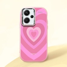 Ucuc Redmi Note 13 Pro Plus+ 5g Uyumlu Darbe Emici Kamera Korumalı Pembe Silikon Kılıf