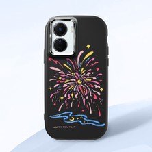 Ucuc Vivo Y16/Y02S Uyumlu Darbe Emici Kamera Korumalı Siyah Silikon Kılıf
