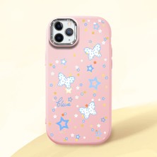 Ucuc iPhone 11 Pro Uyumlu Darbe Emici Kamera Korumalı Pembe Silikon Kılıf