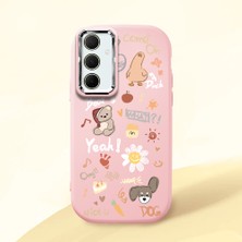 Ucuc Samsung Galaxy A35 Uyumlu Darbe Emici Kamera Korumalı Pembe Silikon Kılıf