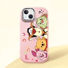 Ucuc iPhone 15 Plus/14 Plus Uyumlu Darbe Emici Kamera Korumalı Pembe Silikon Kılıf