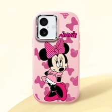 Ucuc iPhone 16 Uyumlu Darbe Emici Kamera Korumalı Pembe Silikon Kılıf