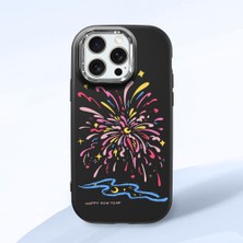 Ucuc iPhone 15 Pro Max Uyumlu Darbe Emici Kamera Korumalı Siyah Silikon Kılıf