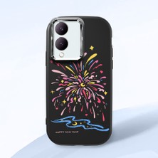 Ucuc Vivo Y28 4g Uyumlu Darbe Emici Kamera Korumalı Siyah Silikon Kılıf