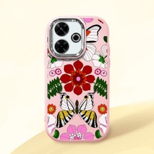 Ucuc Redmi 13/13X Uyumlu Darbe Emici Kamera Korumalı Pembe Silikon Kılıf