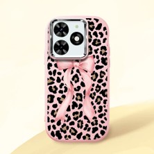 Ucuc Tecno Spark Go 2024(BG6) Uyumlu Darbe Emici Kamera Korumalı Pembe Silikon Kılıf