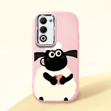 Ucuc Oppo A5 4g/5g Uyumlu Darbe Emici Kamera Korumalı Pembe Silikon Kılıf