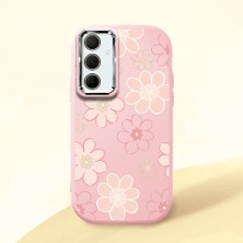 Ucuc Samsung Galaxy A35 Uyumlu Darbe Emici Kamera Korumalı Pembe Silikon Kılıf