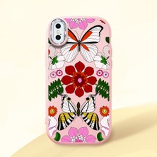 Ucuc iPhone Xs Max Uyumlu Darbe Emici Kamera Korumalı Pembe Silikon Kılıf