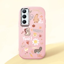 Ucuc Realme C65 4g Uyumlu Darbe Emici Kamera Korumalı Pembe Silikon Kılıf