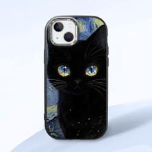 Ucuc iPhone 15 Plus/14 Plus Uyumlu Darbe Emici Kamera Korumalı Siyah Silikon Kılıf