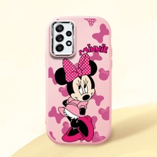 Ucuc Samsung Galaxy A52/A52S Uyumlu Darbe Emici Kamera Korumalı Pembe Silikon Kılıf