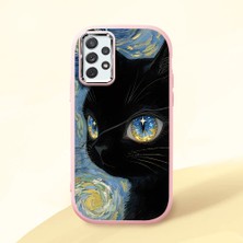 Ucuc Samsung Galaxy A72 Uyumlu Darbe Emici Kamera Korumalı Pembe Silikon Kılıf