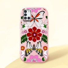 Ucuc Samsung Galaxy A31 Uyumlu Darbe Emici Kamera Korumalı Pembe Silikon Kılıf