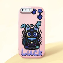 Ucuc iPhone 7 Plus/8 Plus Uyumlu Darbe Emici Kamera Korumalı Pembe Silikon Kılıf