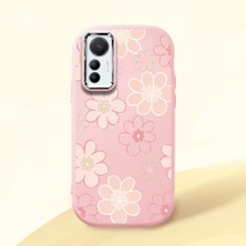 Ucuc Mi 12 Lite Uyumlu Darbe Emici Kamera Korumalı Pembe Silikon Kılıf