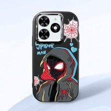 Ucuc Infinix Smart 8/8 Pro Uyumlu Darbe Emici Kamera Korumalı Siyah Silikon Kılıf