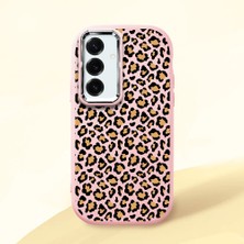 Ucuc Samsung Galaxy S25 Plus Uyumlu Darbe Emici Kamera Korumalı Pembe Silikon Kılıf