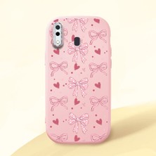 Ucuc Samsung Galaxy A20 Uyumlu Darbe Emici Kamera Korumalı Pembe Silikon Kılıf