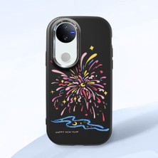 Ucuc Vivo V50 Uyumlu Darbe Emici Kamera Korumalı Siyah Silikon Kılıf