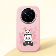 Ucuc Vivo X200 Pro Uyumlu Darbe Emici Kamera Korumalı Pembe Silikon Kılıf