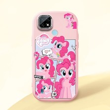 Ucuc Realme C21 Uyumlu Darbe Emici Kamera Korumalı Pembe Silikon Kılıf