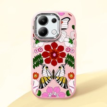 Ucuc Redmi Note 13 4g Uyumlu Darbe Emici Kamera Korumalı Pembe Silikon Kılıf