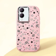 Ucuc Vivo Y28 4g Uyumlu Darbe Emici Kamera Korumalı Pembe Silikon Kılıf