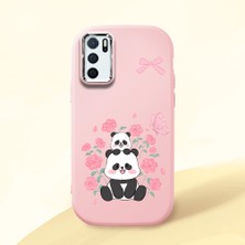 Ucuc Oppo A16/A16S Uyumlu Darbe Emici Kamera Korumalı Pembe Silikon Kılıf