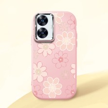 Ucuc Realme C55 Uyumlu Darbe Emici Kamera Korumalı Pembe Silikon Kılıf