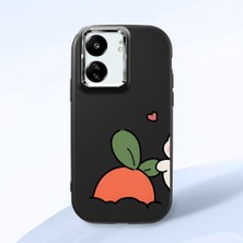 Ucuc Poco C65 Uyumlu Darbe Emici Kamera Korumalı Siyah Silikon Kılıf