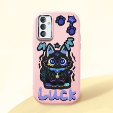 Ucuc Samsung Galaxy M23/M13 Uyumlu Darbe Emici Kamera Korumalı Pembe Silikon Kılıf