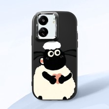 Ucuc Poco C65 Uyumlu Darbe Emici Kamera Korumalı Siyah Silikon Kılıf