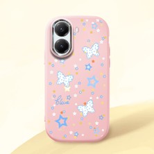 Ucuc Poco X7 Pro Uyumlu Darbe Emici Kamera Korumalı Pembe Silikon Kılıf