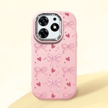 Ucuc Tecno Spark 10 Pro(Kı7) Uyumlu Darbe Emici Kamera Korumalı Pembe Silikon Kılıf